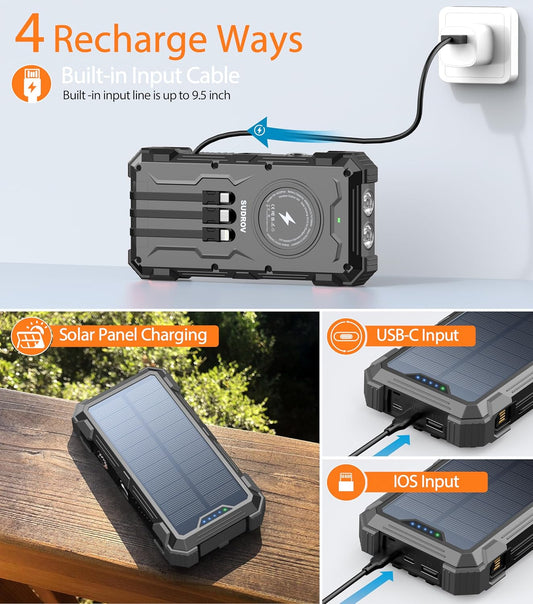 portable solar battery charger